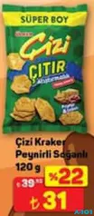 ÜLKER ÇİZİ KRAKER PEYNİRLİ SOĞANLI 120 G